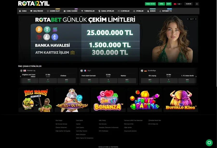 Rotabet ekran görüntüsü